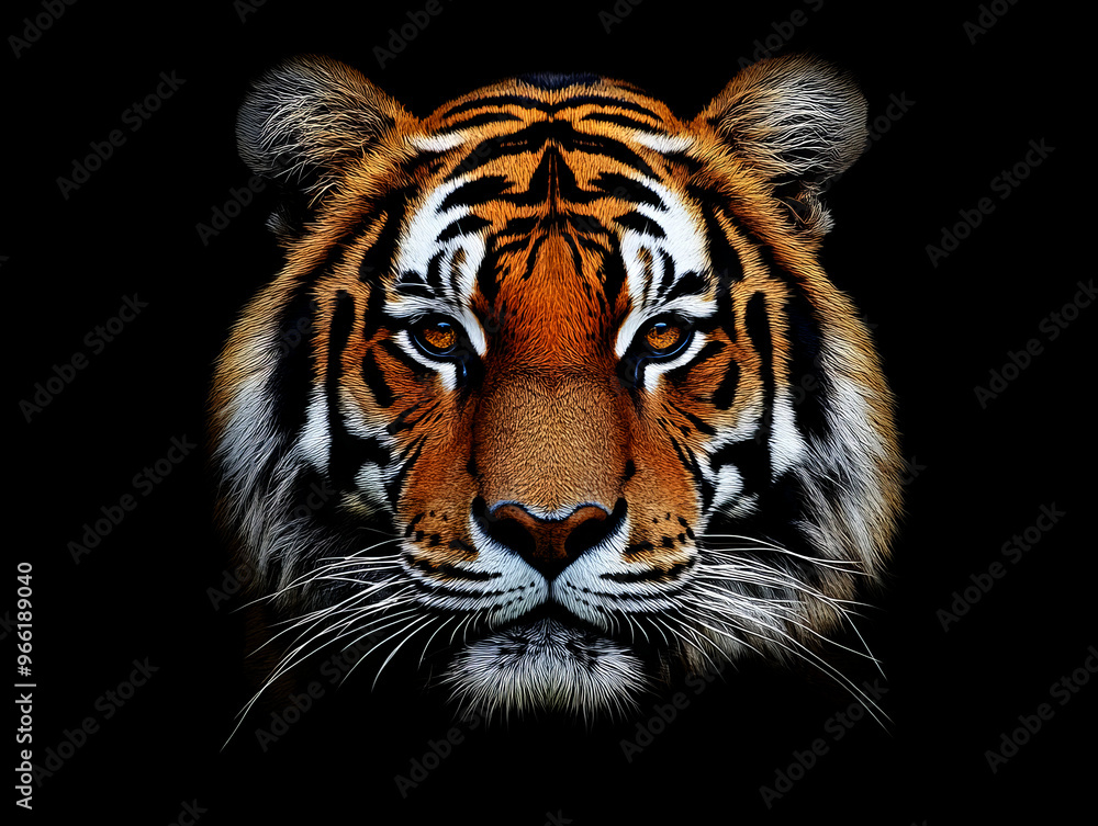 Obraz premium Tiger headshot