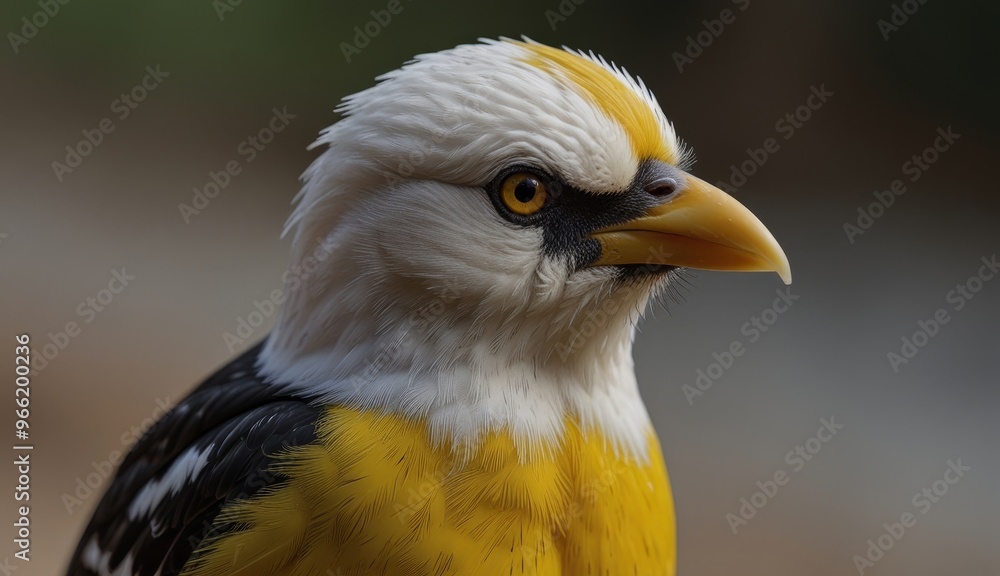Fototapeta premium Stunning Close-Up of Vibrant Bird