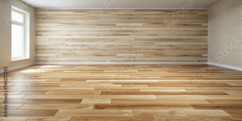 Modern Interior with Wooden...