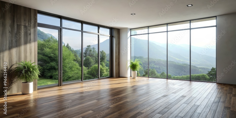 Modern Room with Mountain View, Wood Floor, Sunlight, Interior Design, Mountain View, Room Design, Floor Design Modern Room with Mountain View, Wood Floor, Sunlight, Interior Design, Mountain View, Room Design, Floor Design