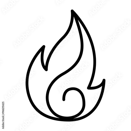 Flame icon