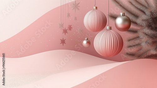 Elegant abstract Christmas ...