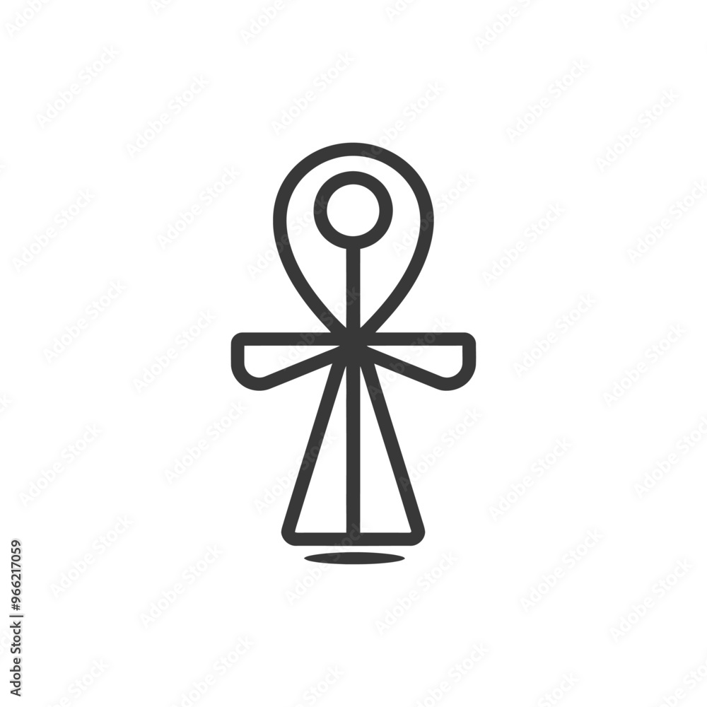 Ankh Symbol Egyptian Hieroglyphic Life Eternity Ankh Symbol Egyptian Hieroglyphic Life Eternity