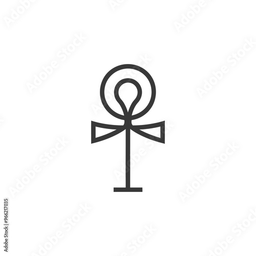 Ankh Egyptian Hieroglyphic Symbol of Life