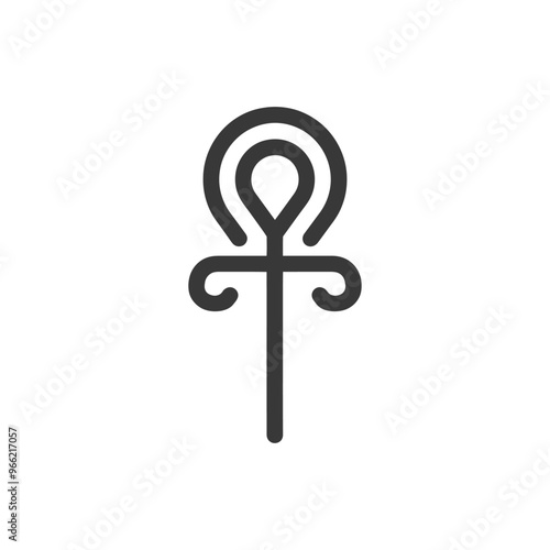 Ankh Symbol Egyptian Hieroglyphic Cross