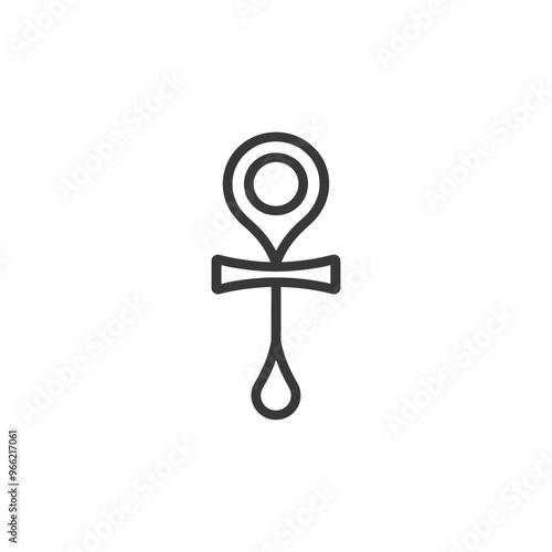 Ankh Symbol Egyptian Hieroglyph Life Symbol Ancient Egypt