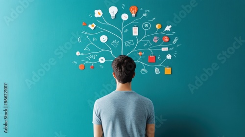 A decision tree drawn on a whiteboard, illustrating the different possibilities and outcomes of a particular choice.