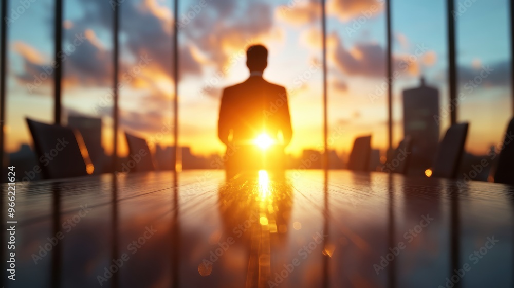 A businessman presenting a strategic plan to a board of directors, highlighting key challenges and solutions. A businessman presenting a strategic plan to a board of directors, highlighting key challenges and solutions.
