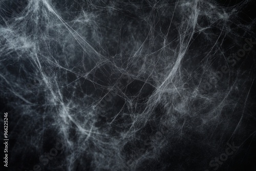 Cobweb texture for Halloween. Spider web with intricate patterns on a dark background