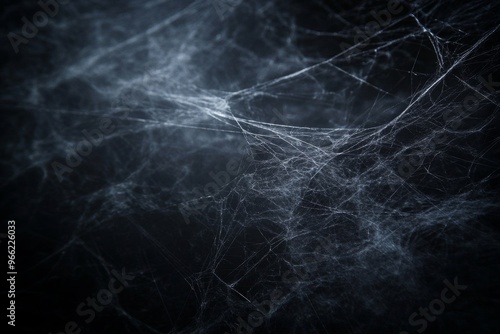 Cobweb texture for Halloween. Spider web with intricate patterns on a dark background