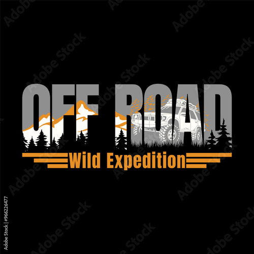 Off road graphic design illustration for t-shirt