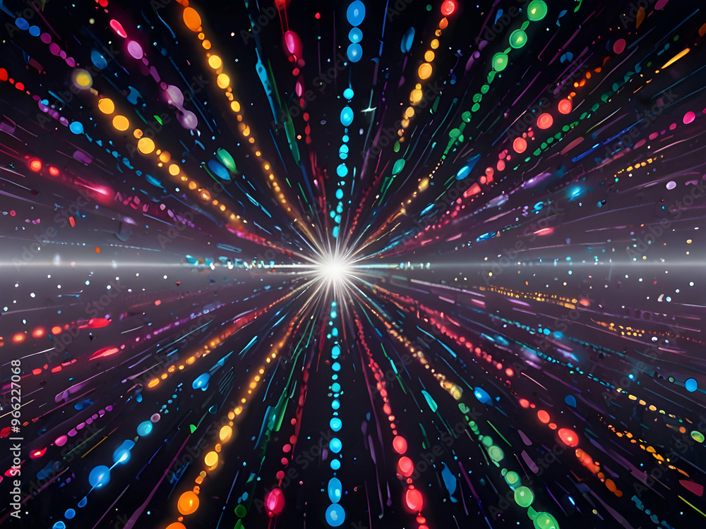 Obraz premium abstract background with stars,Ai generated 
