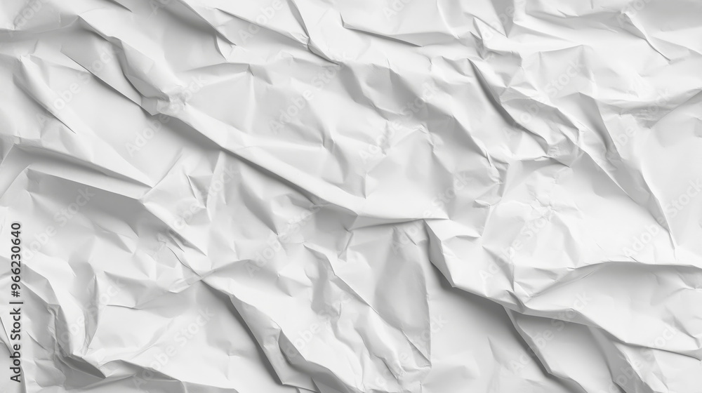 A wrinkled white paper texture. Perfect for creating stylish backgrounds for banners, wallpapers, or posters. A wrinkled white paper texture. Perfect for creating stylish backgrounds for banners, wallpapers, or posters.