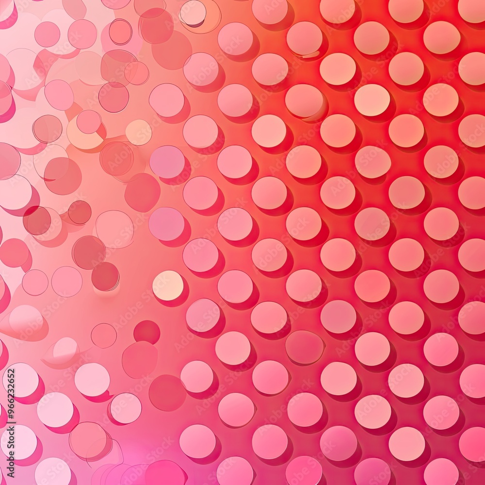 Abstract Pink and Red Circular Pattern with Gradient Abstract Pink and Red Circular Pattern with Gradient