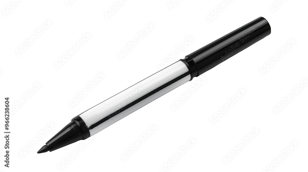 Black permanent marker pen isolated transparent background Black permanent marker pen isolated transparent background