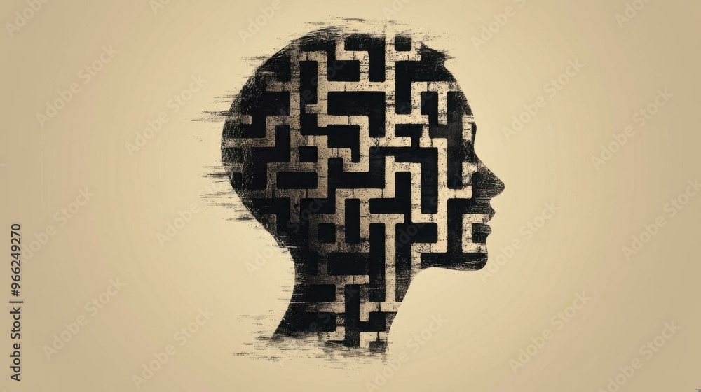The Labyrinth of the Mind: A Conceptual Artwork The Labyrinth of the Mind: A Conceptual Artwork