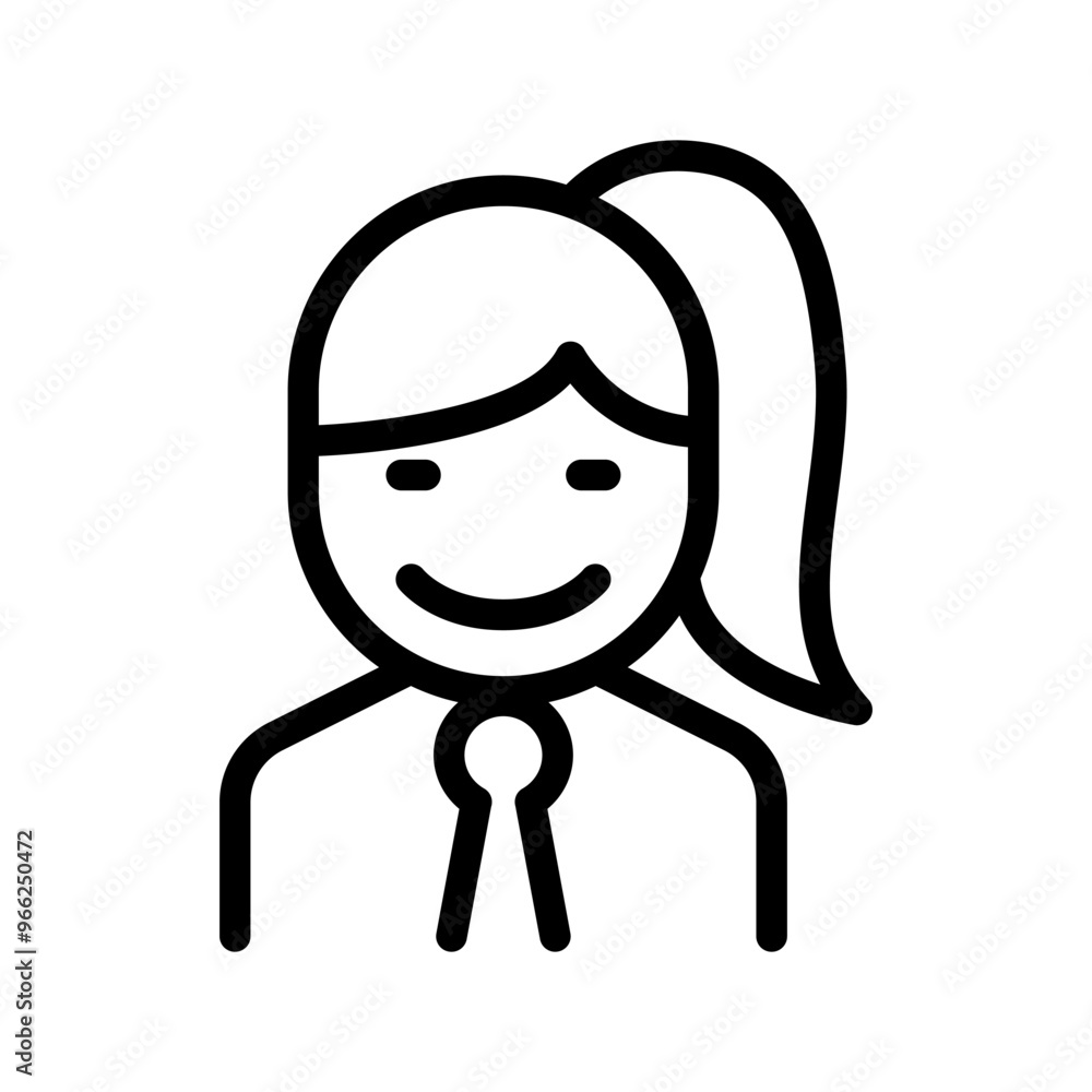 Female student icon