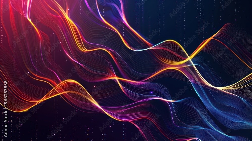 Abstract Waves of Color and Light Abstract Waves of Color and Light