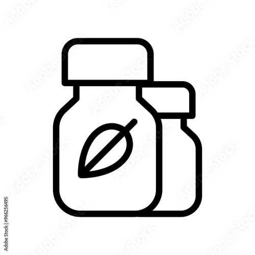Herbal medicine icon