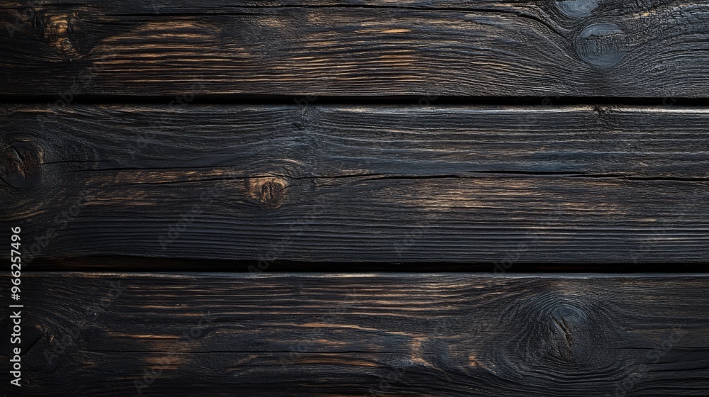 Dark wooden plank texture, rustic background. Interior design and vintage decor concept Dark wooden plank texture, rustic background. Interior design and vintage decor concept