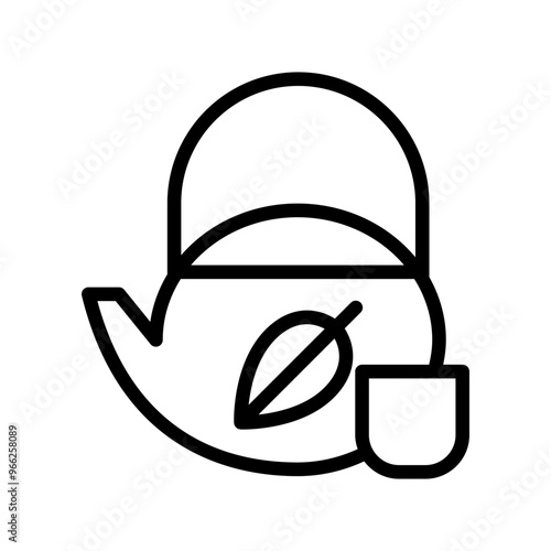 Herbal tea icon