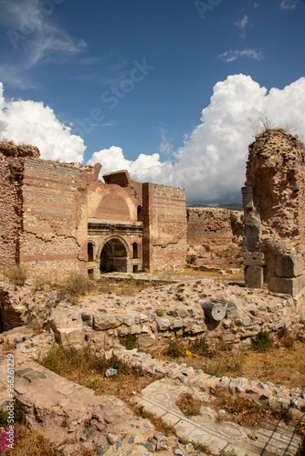 Istanbul gate with archaeological value in Iznik, Turkey. photo