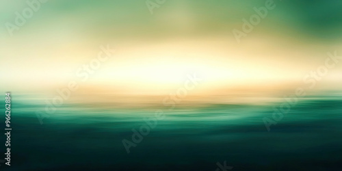 Green foggy abstract background