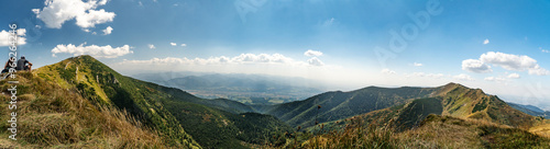 Hiking in the Mala Fatra Mountains, Slovakia. photo