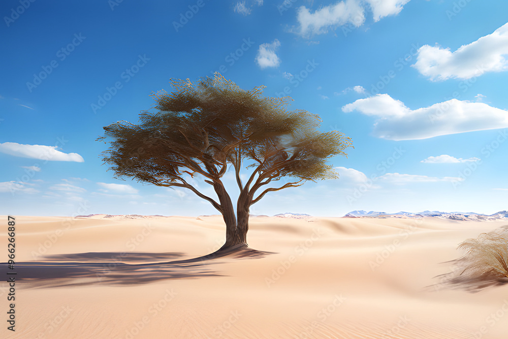 tree in the desert tree in the desert
