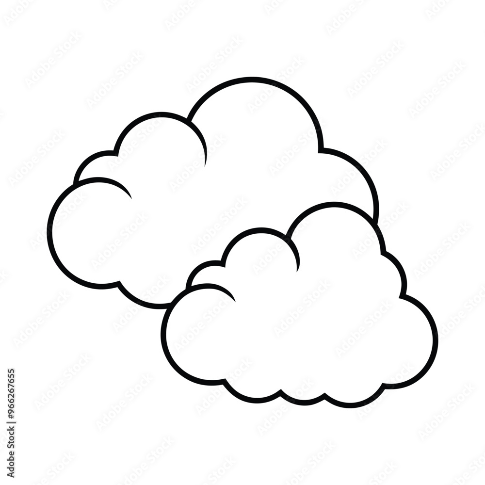Cloud Drawing Design Vector Illustration Clipart Eps Cloud Drawing Design Vector Illustration Clipart Eps