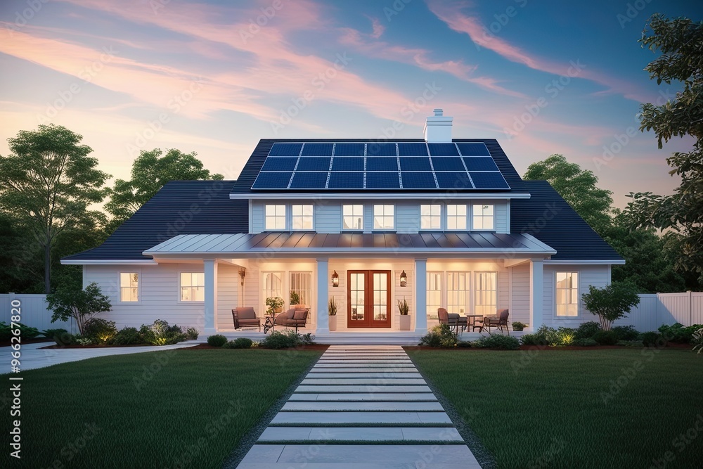 Bright Airy Suburban Home with Solar Energy and Advanced Eco-Friendly Features Bright Airy Suburban Home with Solar Energy and Advanced Eco-Friendly Features