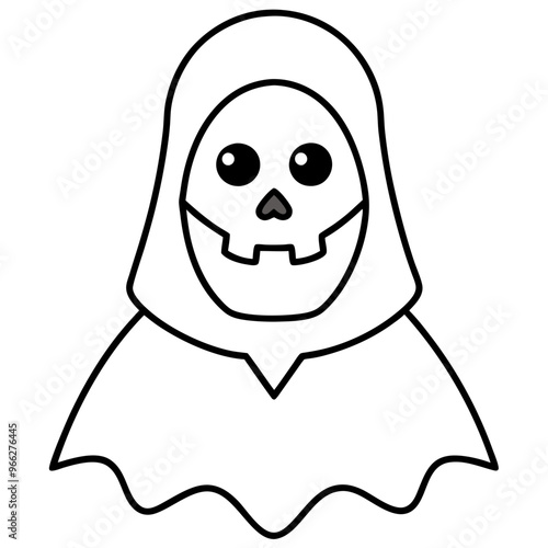 Halloween spook icon vector illustration on white background 