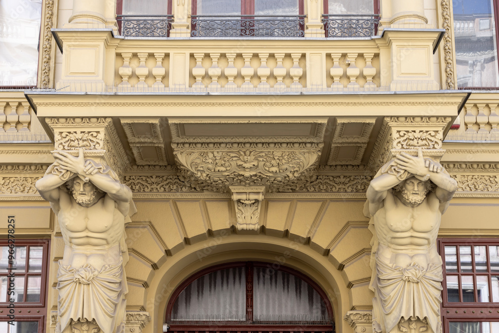 Tenement house of Herman Konstadt, located on Piotrkowska street, Lodz, Poland
