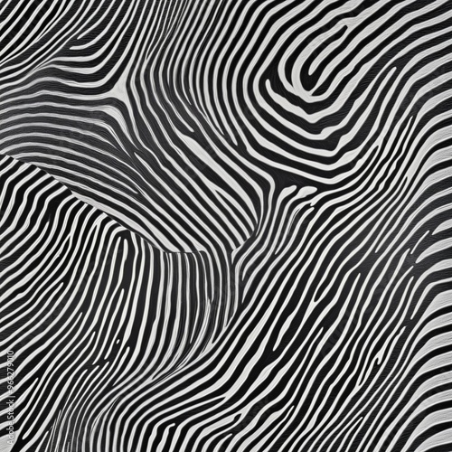 Wallpaper Mural black and white striped background and texture Torontodigital.ca
