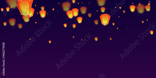 Quadro su tela Yi peng festival card.