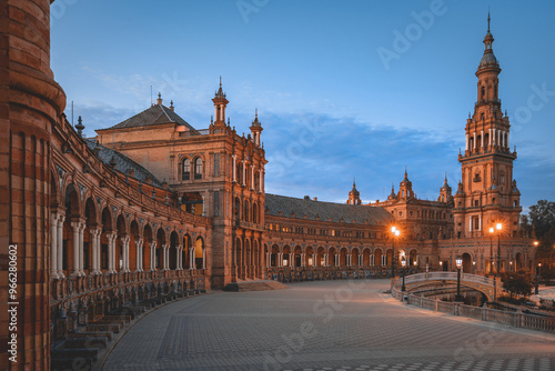 Photography Plaza Espana, Sevilla, Spain.