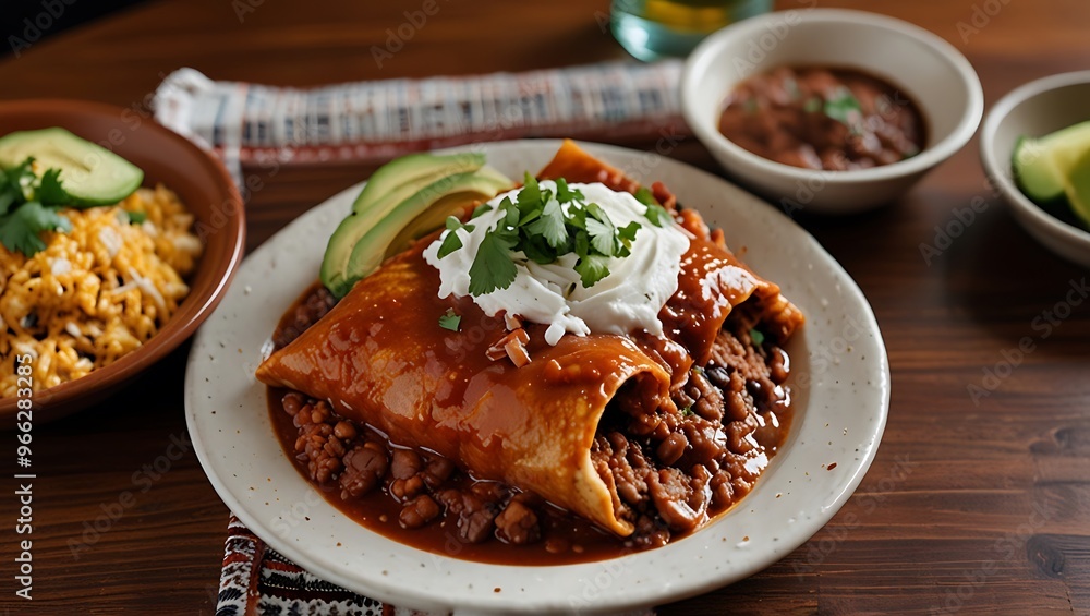 Cluse up mexican food enchiladas Cluse up mexican food enchiladas