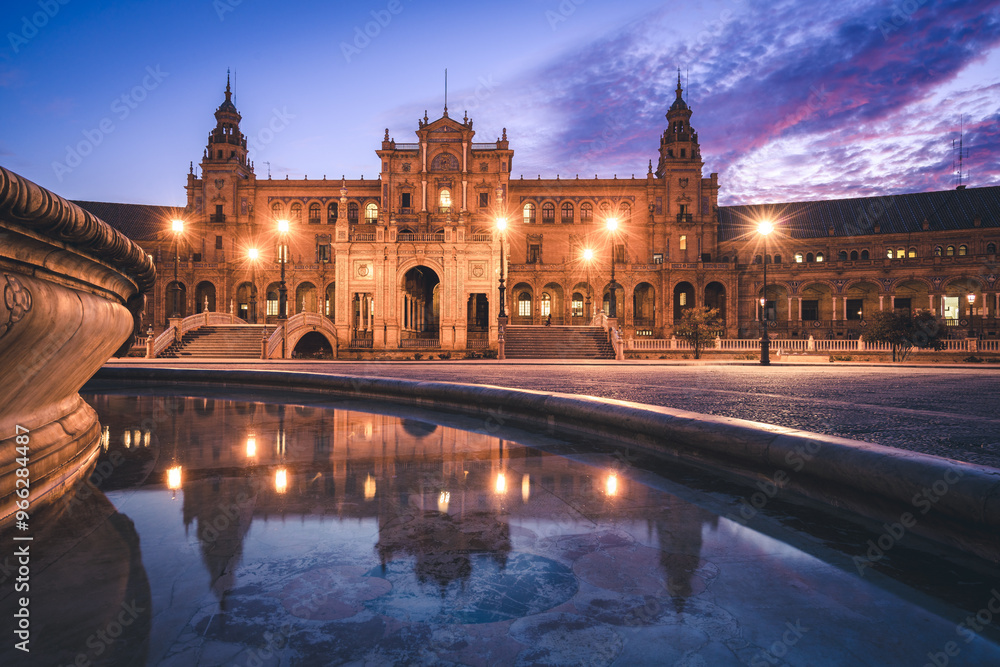 Plaza Espana, Sevilla, Spain. Plaza Espana, Sevilla, Spain.