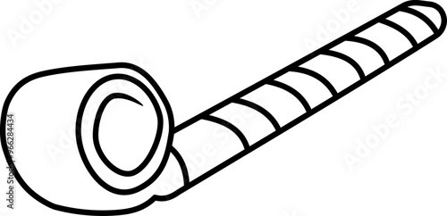 Party Blower Outline