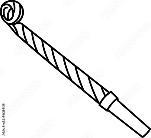 Party Blower Outline