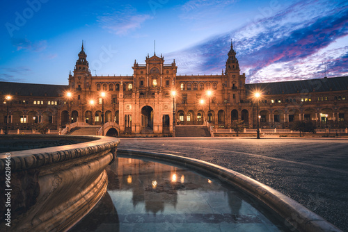 Photography Plaza Espana, Sevilla, Spain.