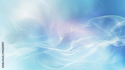 Soft blue gradient background for a calming effect.