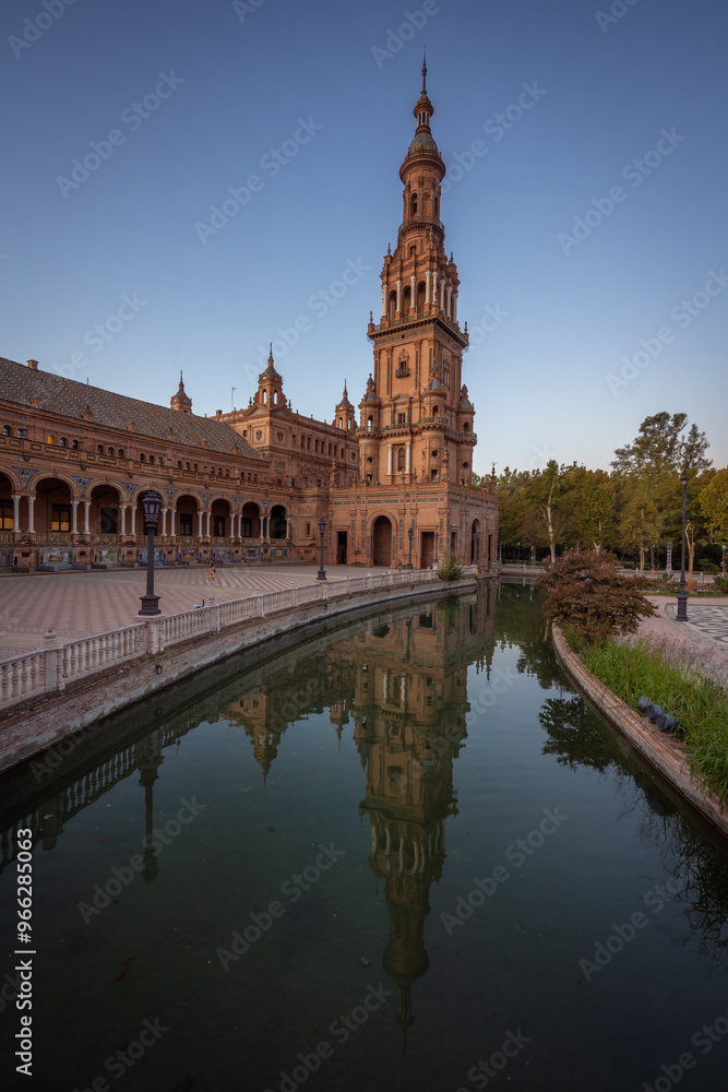 Plaza Espana, Sevilla, Spain. Plaza Espana, Sevilla, Spain.
