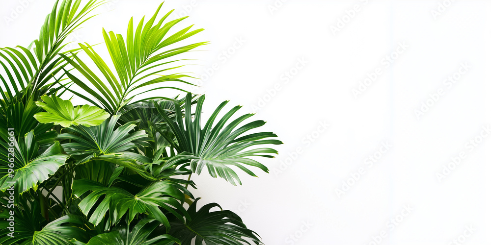 Lush green leaves framing a bright backdrop for a natural and serene atmosphere in a peaceful setting. Generative AI. Lush green leaves framing a bright backdrop for a natural and serene atmosphere in a peaceful setting. Generative AI.