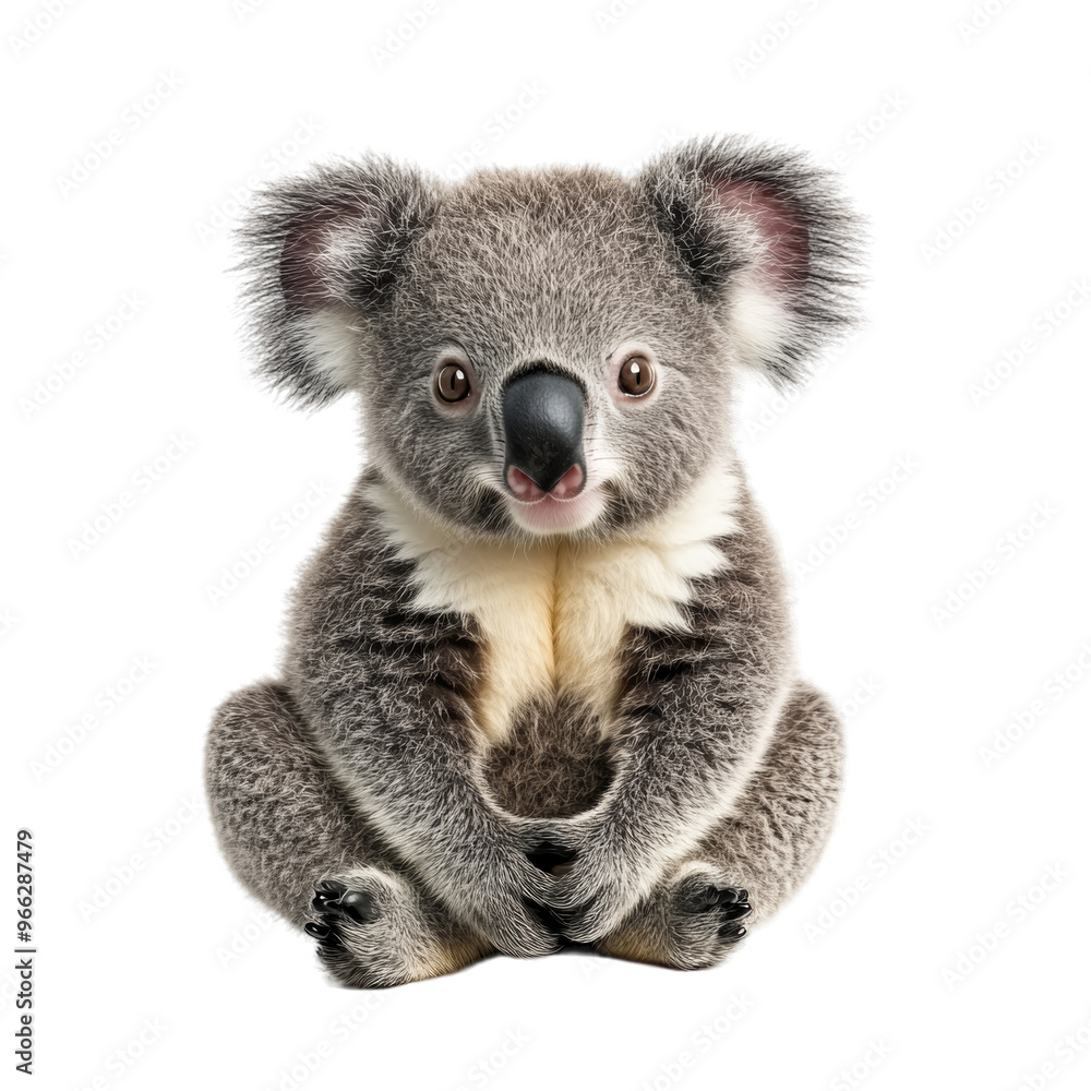 Obraz premium Koala against PNG transparent background