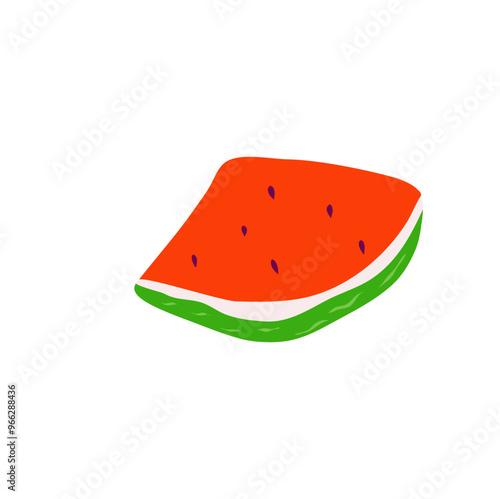 Watermelon Fruit Illustration