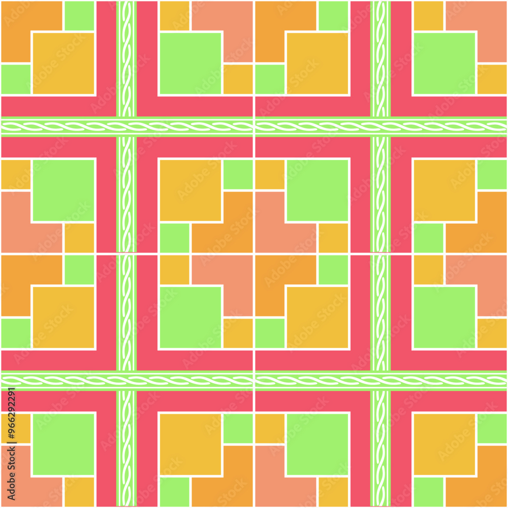 Image presents an intricate geometric pattern with a harmonious blend of autumnal shades. Geometric Harmony in Autumn Hues. Image presents an intricate geometric pattern with a harmonious blend of autumnal shades. Geometric Harmony in Autumn Hues.