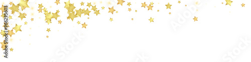 Magic stars vector overlay. Gold stars scattered