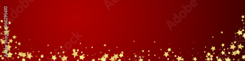 Magic stars vector overlay.  Gold stars scattered