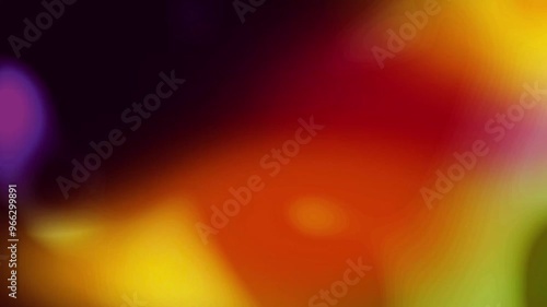 Vibrant Glowing Abstract Circles on a Fiery Background photo